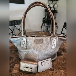 Kate Spade New York 3 piece Tote and Wallet Set